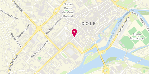 Plan de Alliance Immobilier Transactions, 52 Rue des Arenes, 39100 Dole