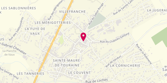 Plan de Human Immobilier, 23 place du Maréchal Leclerc, 37800 Sainte-Maure-de-Touraine