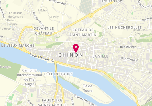 Plan de Human Immobilier, 10 Rue Rabelais, 37500 Chinon
