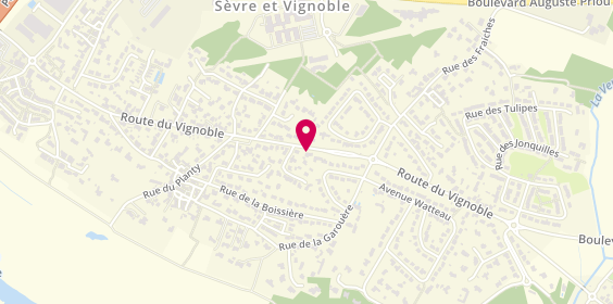 Plan de ASSIST'IMMO Nantes, 80 Route du Vignoble, 44120 Vertou