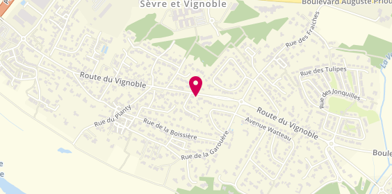 Plan de Eval'immo Nantes, 78 Route du Vignoble, 44120 Vertou