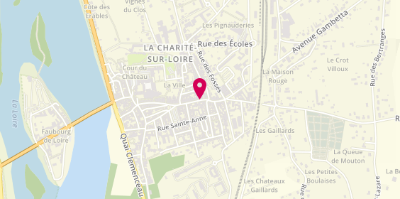 Plan de Agence Immobilière Denis DEPARDIEU, 95 Rue Camille Barrère, 58400 La Charité-sur-Loire