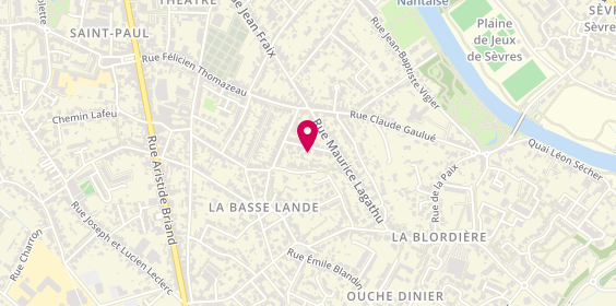 Plan de Audusseau Immobilier, 15 Rue Bougeau, 44400 Rezé