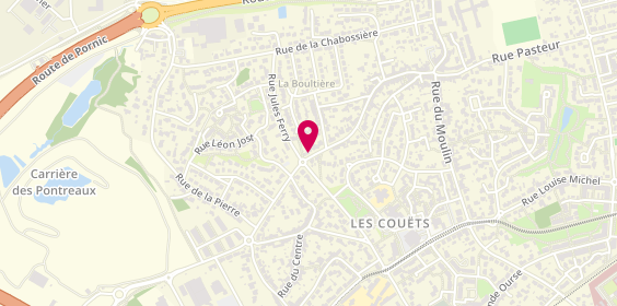 Plan de Agence Blandineau, 60 Rue de la Paix, 44340 Bouguenais