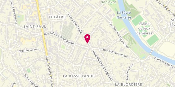 Plan de Isabelle Rouaud Immobilier, 164 Rue Jean Fraix, 44400 Rezé
