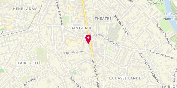 Plan de Lecuyer Immobilier, 16 Rue Aristide Briand, 44400 Rezé