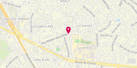 Plan de Investir l'Avenir Immobilier Saint Sebastien sur Loire, 9 Rue Robert Douineau, 44230 Saint-Sébastien-sur-Loire