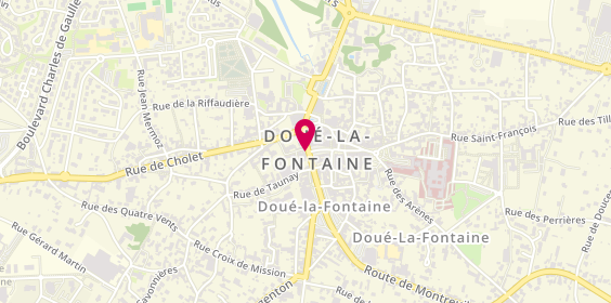 Plan de L'Adresse de Doue la Fontaine, 16 Rue Foullon, 49700 Doué-en-Anjou
