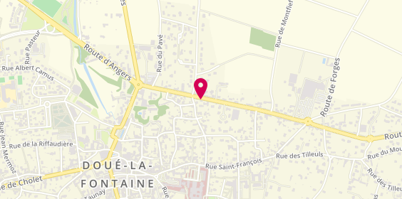 Plan de Consultant immobilier David GENEVAISE IADFRANCE Doué en Anjou, 10 Bis Route de Saumur, 49700 Doué-en-Anjou