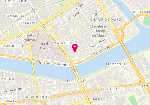 Plan de Nicolas COUTANT - Immobilier - IAD France, 4 Rue Marmontel, 44000 Nantes