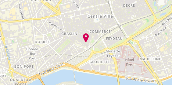 Plan de Stephane Plaza Immobilier, 4 Rue Jean Jacques Rousseau, 44000 Nantes