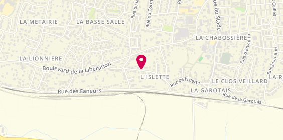 Plan de Delphine COUSSAUD - IAD Immobilier Couëron, 54 Bis Rue de l'Islette, 44220 Couëron