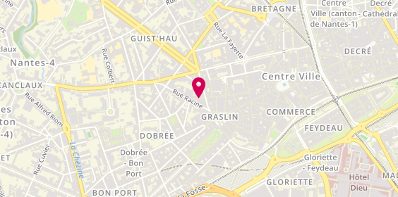 Plan de Cabinet Hemon et Hémon Camus Immobilier, 21 Rue Scribe, 44000 Nantes
