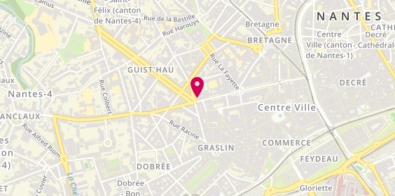 Plan de Mercure Forbes Global Properties Nantes - Pays de la Loire, 1 place Delorme, 44000 Nantes