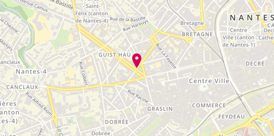 Plan de Piveteau Immobilier, 8 Boulevard Gabriel Guist'Hau, 44000 Nantes