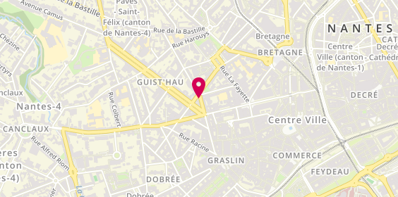 Plan de Cabinet Fouchault Immobilier, 3 Rue Camille Berruyer, 44000 Nantes