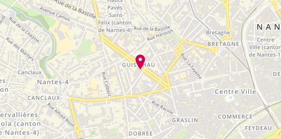 Plan de Amker Immobilier, 15 Boulevard Gabriel Guist'Hau, 44000 Nantes