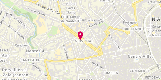 Plan de Luxior Immobilier, 21 Boulevard Gabriel Guist Hau, 44000 Nantes