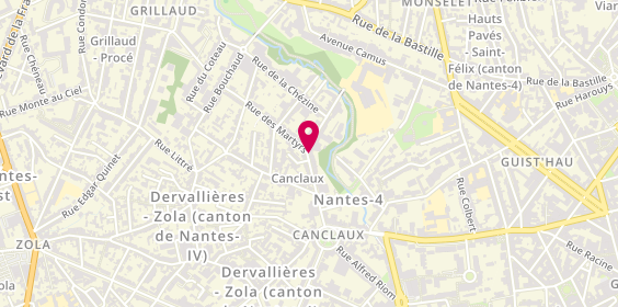 Plan de RG Immobilier, 32 Rue Colonel Desgrees du Lou, 44100 Nantes