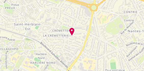 Plan de Nantes Ouest Immobilier, 39 avenue de la Jonquière, 44800 Saint-Herblain