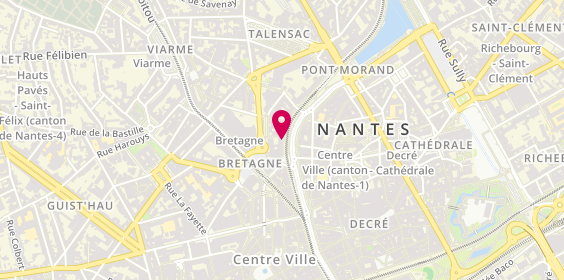 Plan de IDEAL groupe Bretagne - Pays de la Loire, Cours des 50 Otages
3 Allée des Tanneurs, 44000 Nantes