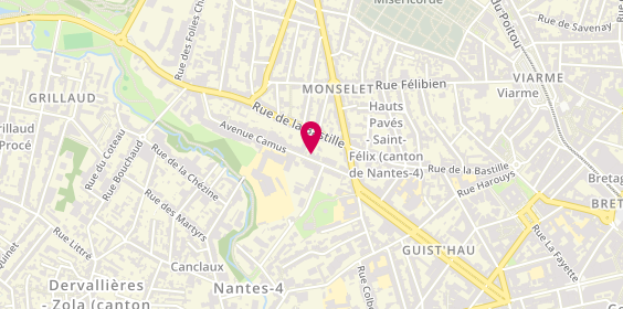 Plan de Twitim Immobilier, 16 avenue Camus, 44000 Nantes