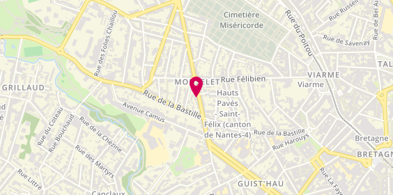 Plan de Cabinet Ollieric, 15 Rue Charles Monselet, 44000 Nantes