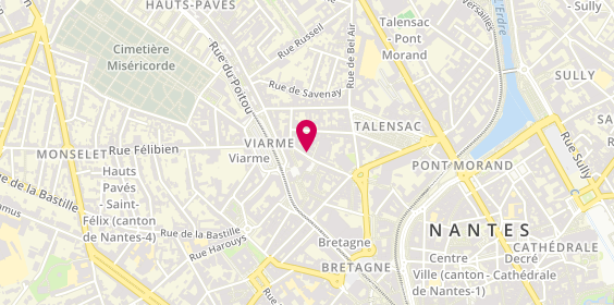 Plan de La Bonne Agence, 14 Rue Sarrazin, 44000 Nantes
