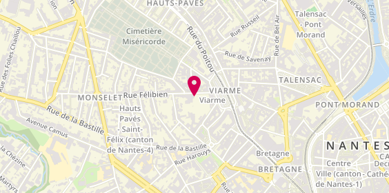 Plan de Arnold Immobilier, 7 Bis Rue Félibien, 44000 Nantes