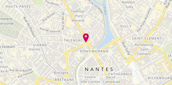 Plan de Lefeuvre Immobilier, 2 Rue Talensac, 44000 Nantes
