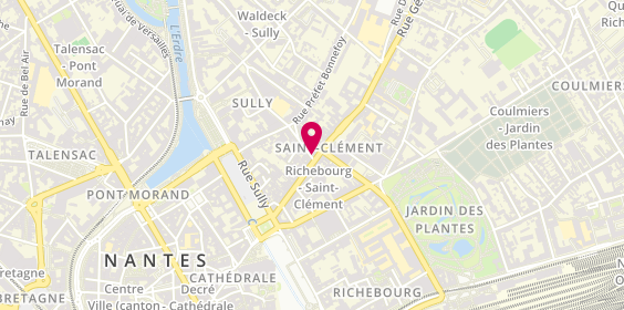 Plan de VIVRE ICI NANTES Cathédrale - de Champsavin, 42 Rue Maréchal Joffre, 44000 Nantes