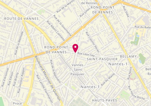 Plan de Yaouanc Immobilier Saint Pasquier, 35 Bis Rue Léon Say, 44000 Nantes