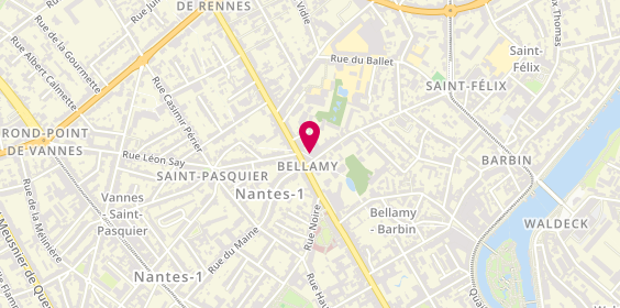 Plan de Fabien Immobilier, Fishtank Coworking
144 Rue Paul Bellamy, 44000 Nantes