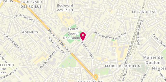 Plan de Poulpiquet Immobilier, 32 Route de Sainte-Luce, 44300 Nantes