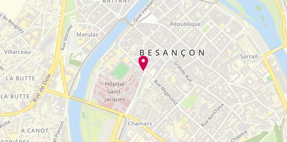 Plan de Agence Vauban, 4 Rue de l'Orme de Chamars, 25000 Besançon