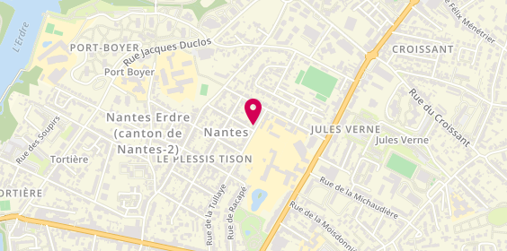 Plan de JAUNATRE Yannick, 14 Rue Tullaye, 44300 Nantes