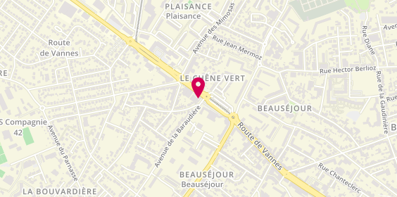 Plan de Agence Baraudiere - Az Immo, 4 avenue du Dr Rappin, 44800 Saint-Herblain