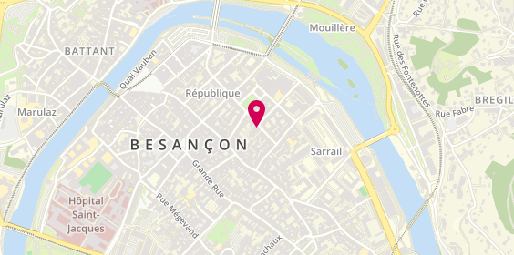 Plan de Bersot Gestion Location Bgl, 9 Proudhon, 25000 Besançon
