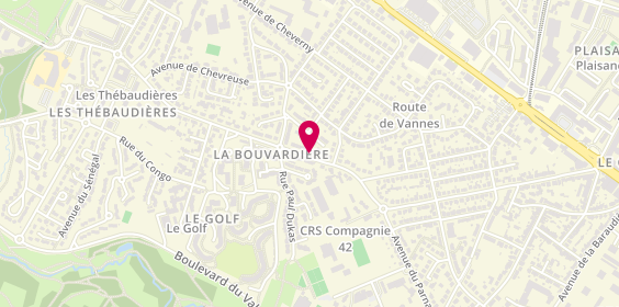 Plan de P2I, 20 Bis avenue des Naudières, 44800 Saint-Herblain