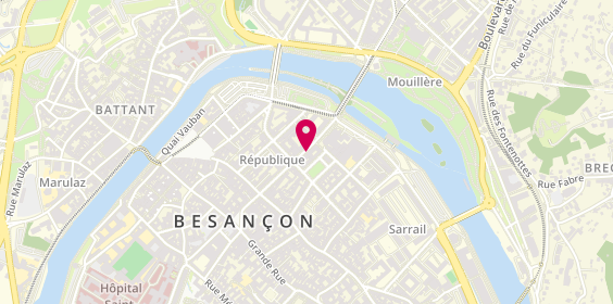 Plan de Square Habitat Besançon, 26 Rue de la République, 25000 Besançon