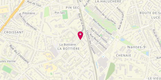Plan de Agence Bottière - Nantes Metropole Habitat, 82 Rue de la Bottière, 44300 Nantes