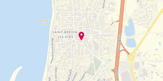 Plan de Agence Bariteau, 8 Rue de Pornic, 44250 Saint-Brevin-les-Pins