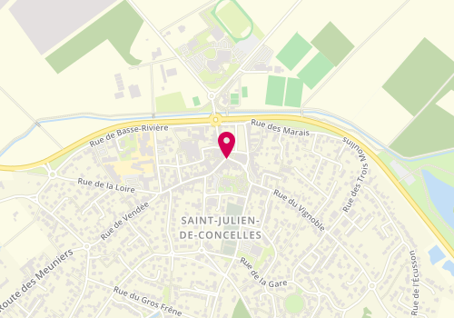 Plan de Jefimmo, 1 Place de l'Europe, 44450 Saint-Julien-de-Concelles