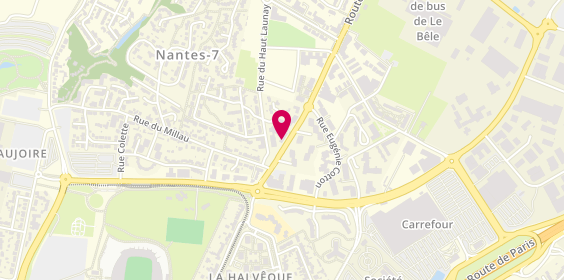 Plan de Logiouest - Agence de Nantes, 9 Route de Carquefou, 44300 Nantes