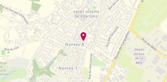 Plan de GRAVELEAU Florestan, 9 Rue des Alisiers, 44300 Nantes