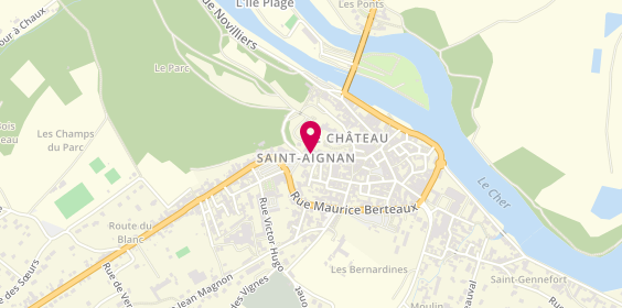 Plan de Human Immobilier, 56 Rue Constant Ragot, 41110 Saint-Aignan