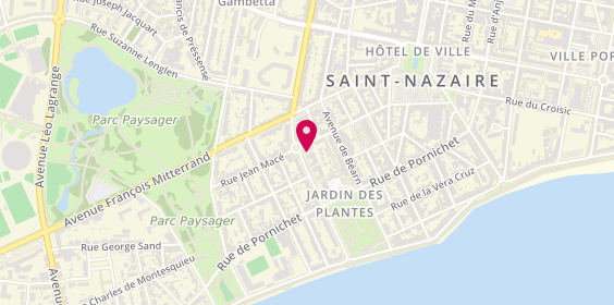 Plan de Lefeuvre Immobilier, 36 avenue Ferdinand de Lesseps, 44600 Saint-Nazaire