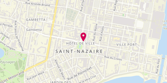 Plan de Mazeau Immobilier, 58 avenue du Général de Gaulle, 44600 Saint-Nazaire