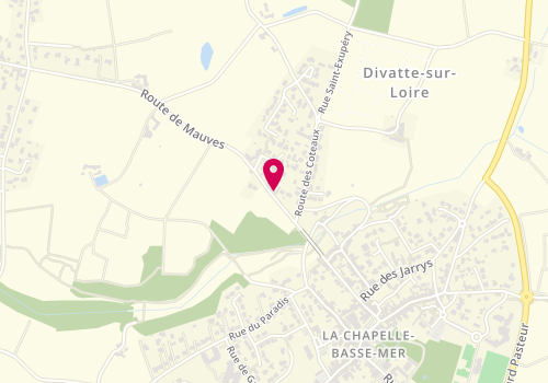 Plan de Kevin GARREAU - Mandataire Immobilier, 8 Route de Mauves, 44450 Divatte-sur-Loire