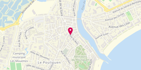 Plan de Agence Gregoire de Tours, 5 Rue du Bois, 44510 Le Pouliguen